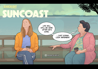 Suncoast (2024) Movie Fanart comic comic art comic book comic page graphic novel illustration suncoast suncoastmovie