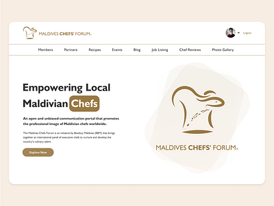 Chefs' Forum: Web design branding design ui ux web