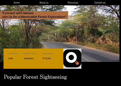 Forest Travel Site Design adventure destination digitalnomad explore responsivedesign travelapp traveldesign travelguide travelinspiration travelwebsite uiux userexperience vacation wanderlust webdesign