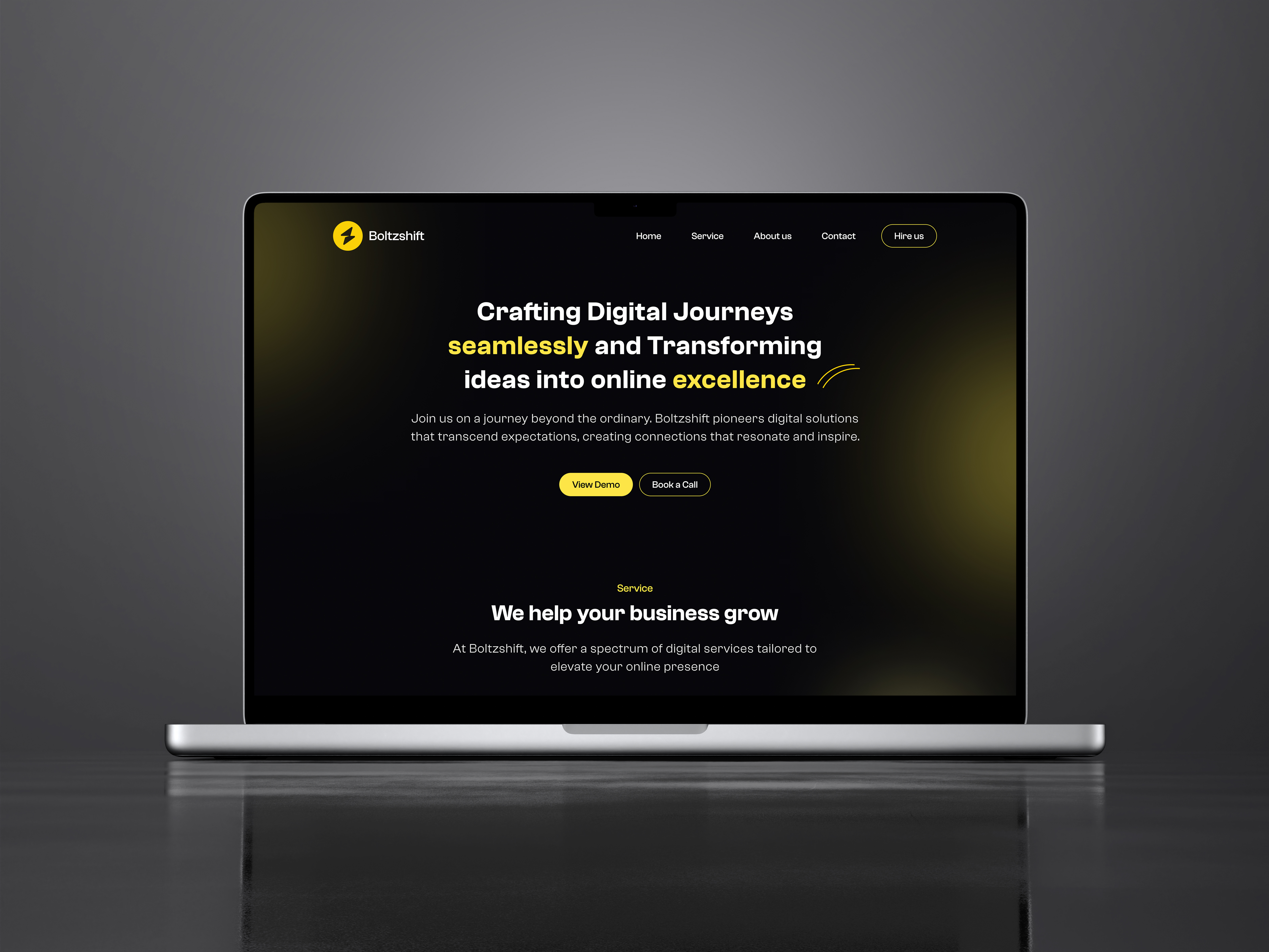 Example of Landing Page Design In Figma