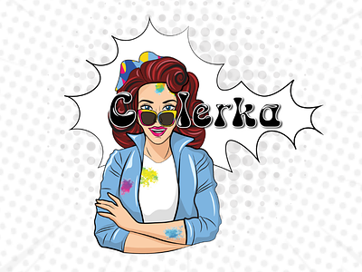 Branding Project Coolerka blog brand identity branding design illustration logo mom website