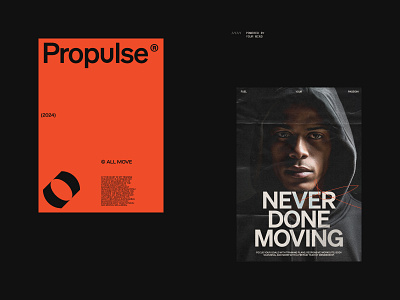 Propulse - Posters art direction design graphic design logo typo typography