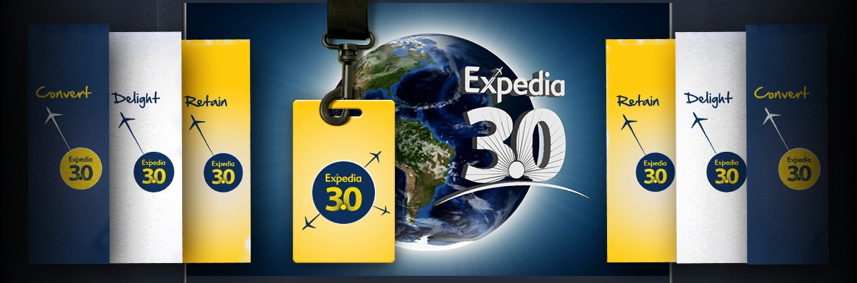 Expedia - 2011 Event Brand Design advertising after effects animation brand design branding branding design event design experience design graphic design identity logo marketing motion graphics photography presentation design visual identity