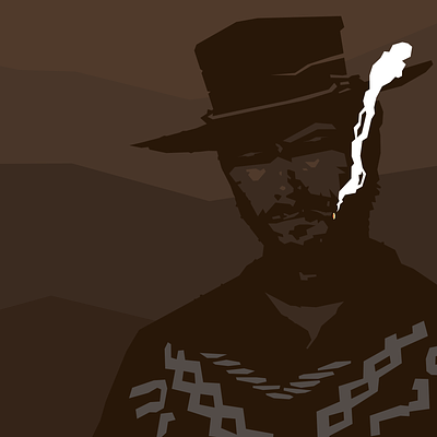 Clint illustration western