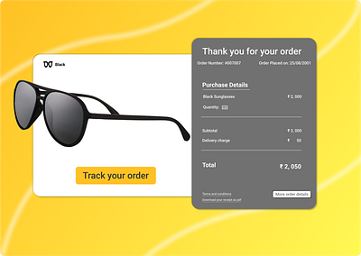 Daily UI #017 Purchase Receipt