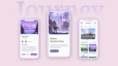 Journey - Design clone creativity design mobile app ui