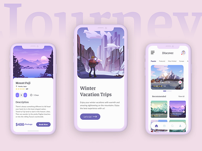 Journey - Design clone creativity design mobile app ui