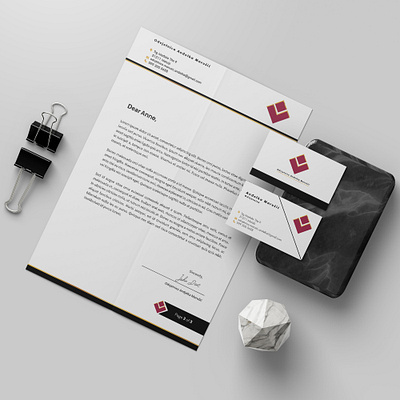 Law Office Stationery croatia design graphic design law logo office stationary