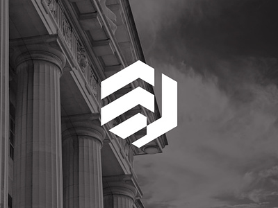 Edgerton Legal black and white logo brand identity el logo geometric logo law logo logo vector visual identity