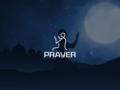 Prayer Logo best logo brand logo branding design graphic design icon logo illustration logo logo design logo mark namaj prayer logo salat the prayer