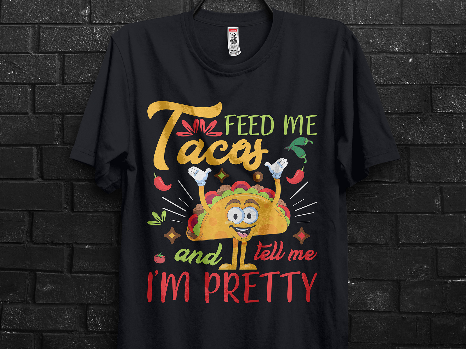 TACOS T-SHIRT DESIGN COLLECTION by Sabbir Hossen on Dribbble