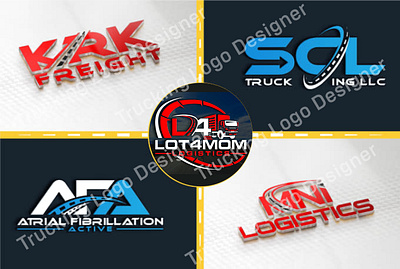 Trucking Logo. Trucking Company Logo Design. Premium Logo Vector 3d animation graphic design logo modern logo motion graphics ui