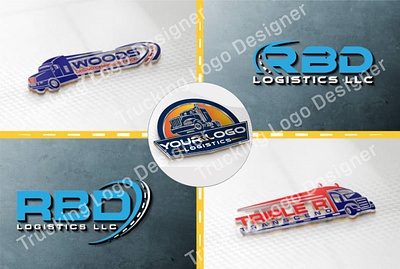 Trucking Logo. Trucking Company Logo Design. Premium Logo Vector 3d animation graphic design logo modern logo motion graphics ui