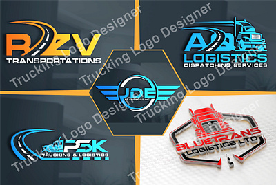 Trucking Logo. Trucking Company Logo Design. Premium Logo Vector 3d animation graphic design logo modern logo motion graphics ui