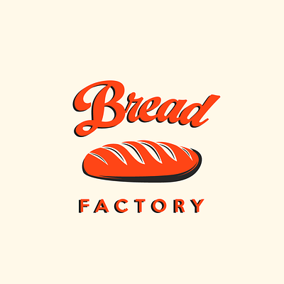 Retro Logo: Bread Factory brand branding greek illustration logo logotype retro