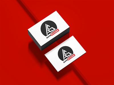 Logo AutoSticker branding businesscard card design graphic design logo ui web