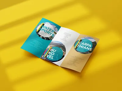 Midan Tours flyer branding design logo