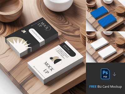 Free Business Card Mockup #1 card