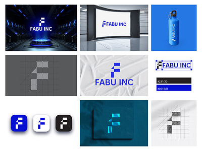 Fabu Inc brandidanty branding lattermarklogo logo logobranding logodesign logodesigner logomockup logonew logos logotype techlogo technology logo