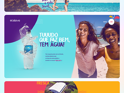 Água Ecoleve agua site ui ux water web design web site