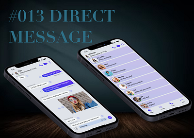 UI challenge #013 Direct Message 013 direct message challenge design desing uxui ui ux