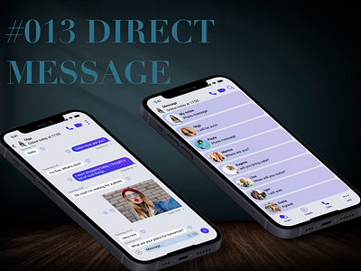 UI challenge #013 Direct Message 013 direct message challenge design desing uxui ui ux