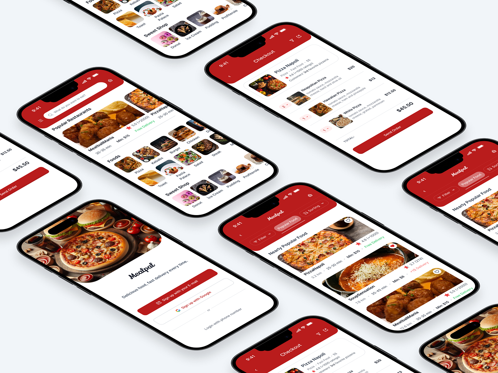 Food Order Design by Alper DİLER on Dribbble