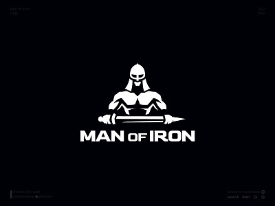 Man of iron branding design icon illustration logo logodesign logotype minimal vector viking