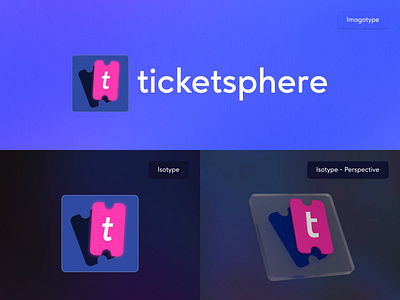 Brand Design - Ticketsphere blockchain branding design graphic design illustration typography vector