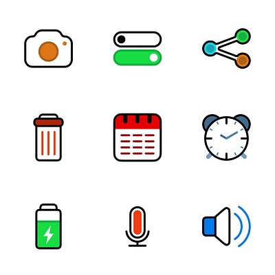 Icons icons illustration