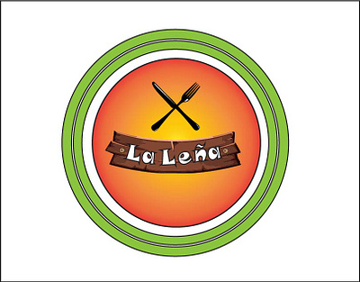 Re branding de logo - La Leña Delivery branding graphic design logo marca