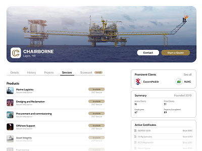 Chairborne Dashboard branding dashboard graphic design interface ui ux