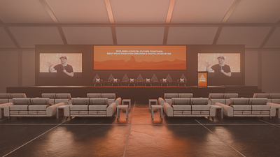 AIBC Summit | Stage Visual 3d 3d art aibc animation blender conference cycles design graphic design lighting modelling motion graphics render screen speakers stage summit ux visuals