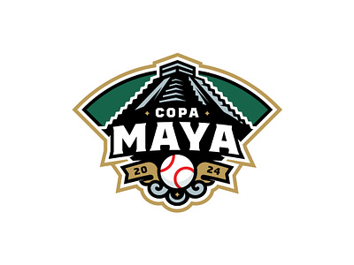 Copa Maya - Baseball Mexico baseball cup logo sport