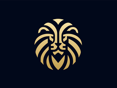 Lion Logo Design animal logo branding design gold lion logo graphic design illustration lion logo lion logo design logo logo design logo icon logo mark luxury lion luxury lion logo professional logo