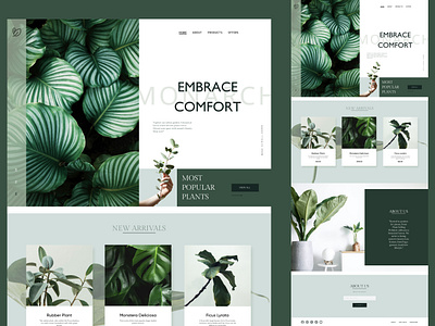 Plant E-commerce Website animation ecommerce graphic design green indoor plants new plant plant selling website plant website selling website trending ui 2024 trending web ui trending website design trendingui ui ui design uiux ux ux design website design