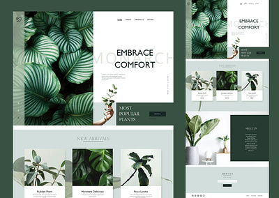 Plant E-commerce Website animation ecommerce graphic design green indoor plants new plant plant selling website plant website selling website trending ui 2024 trending web ui trending website design trendingui ui ui design uiux ux ux design website design