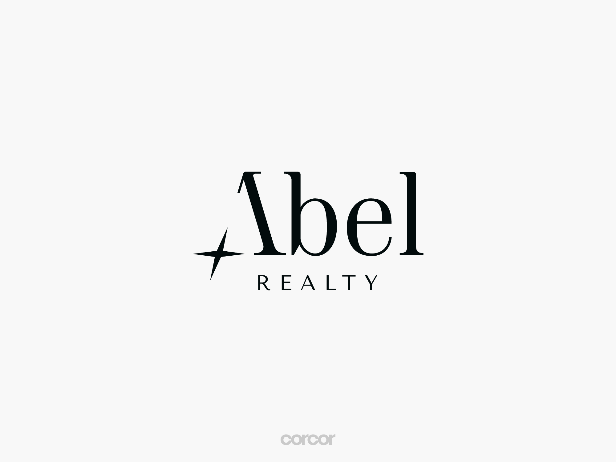 Abel Realty - Logo for Premier Listing Realtor branding brokerage graphic design home house logo real estate real estate agency real estate agent real estate broker real estate brokerage real estate logo realty residential wordmark wordmark logo