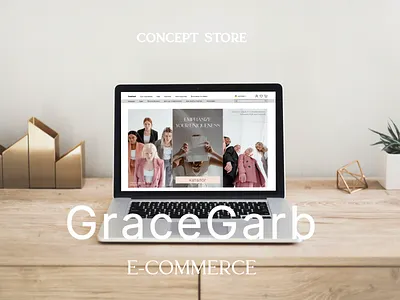 E-commerce store of women's clothes and lingeria design ecommer figma graphic design lingeria typography ui ux