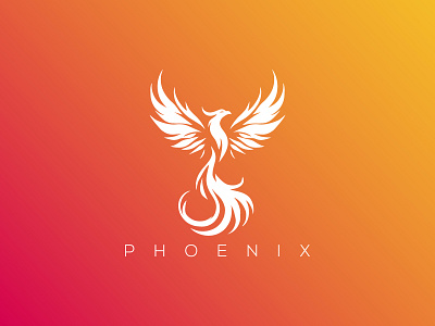 Phoenix Logo 3d animal logo animation app bird logo branding design fire bird fire logo game graphic design illustration motion graphics phoenix phoenix bird phoenix fire logo phoenix logo strong