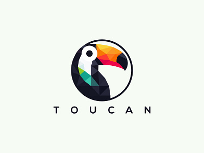 Toucan Logo app bird logo branding design game graphic design illustration logo low poly logo lowly bird strong toucan toucan design toucan logo toucan vector logo toucans toucans logo