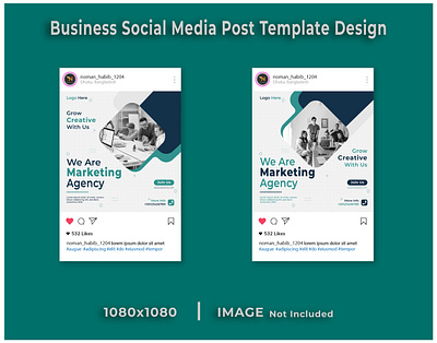 Business Social Media Post Template Design 3d animation branding design graphic design illustration logo motion graphics ui ux vector