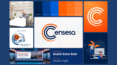 Censesa Brand Redesign brand identity branding design graphic design logo logodesign