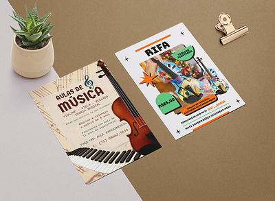 FLYERS | VIOLIN artwork branding design flyer graphic design print