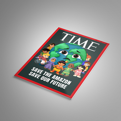 Editorial | Save the Amazon artwork cover design editorial graphic design illustration magazine newspaper