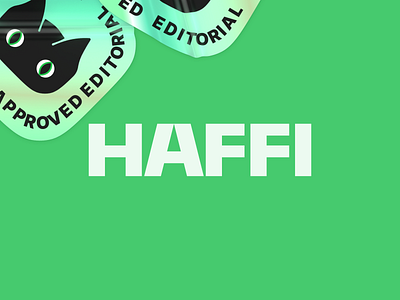 HAFFI Logotype branding graphic design logo