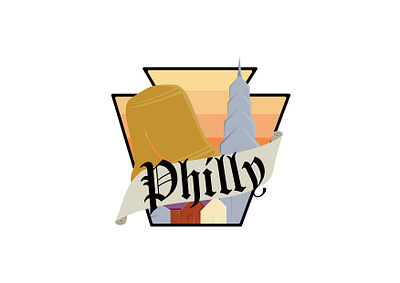 City Logo "Philly" branding dailylogochallenge design graphic design illustration logo vector