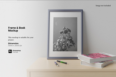 Frame & Book Mockup creative