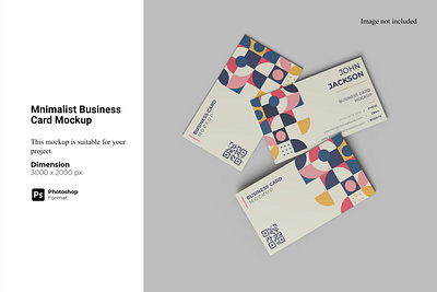 Minimalist Business Card Mockup showcase