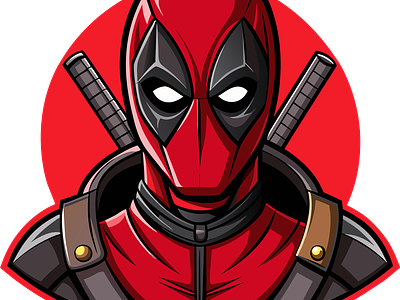 Deadpool Face Mascot For Deadpool Fans 3d animation branding deadpool deadpool illustration deadpool logo deadpool mascot graphic design logo marvel marvel deadpool mascot mcu motion graphics ui